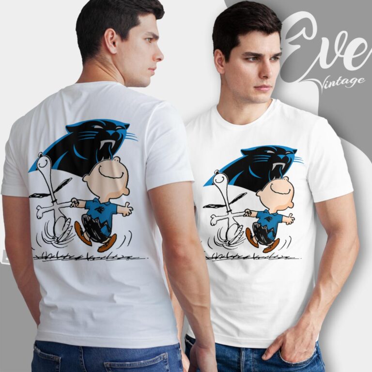 Carolina Panthers Charlie Brown Snoopy Happy Dancing Shirt T Shirt Carolina Panthers Charlie Brown Snoopy Happy Dancing Shirt T Shirt