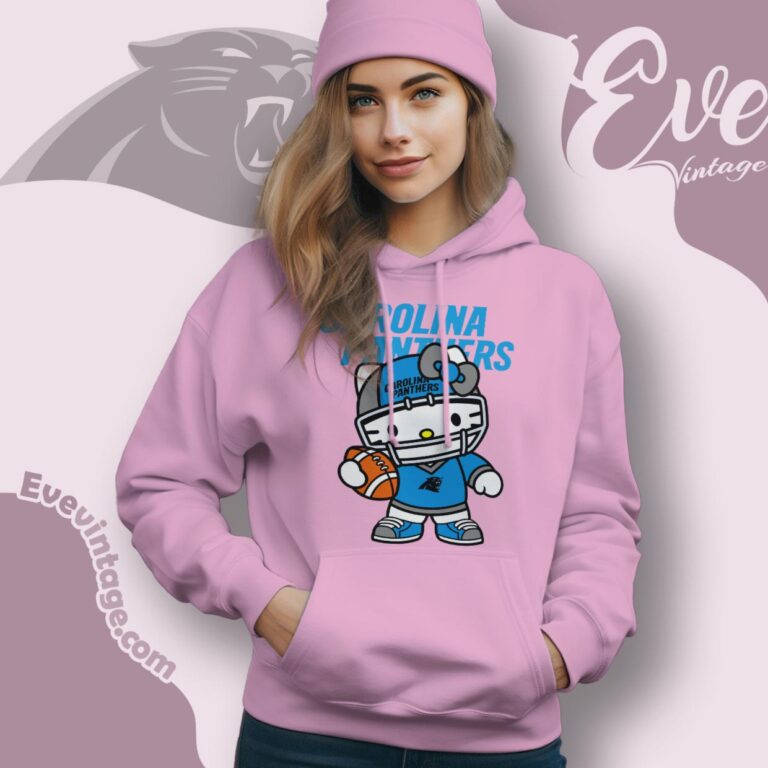 Carolina Panthers Hello Kitty Shirt Hoodie Carolina Panthers Hello Kitty Shirt Hoodie