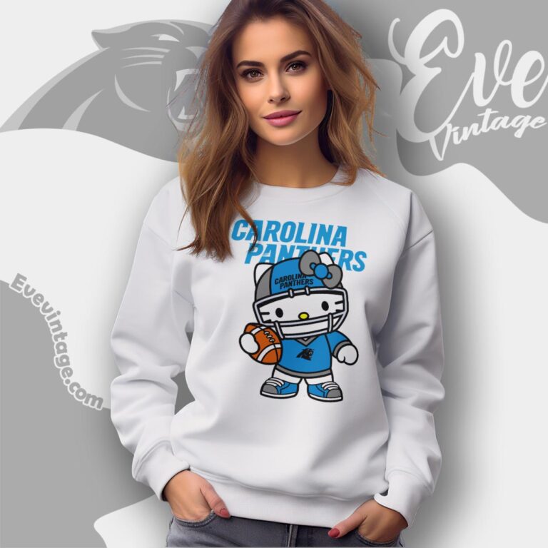 Carolina Panthers Hello Kitty Shirt Sweatshirt Carolina Panthers Hello Kitty Shirt Sweatshirt