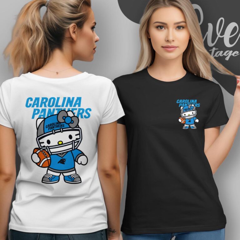 Carolina Panthers Hello Kitty Shirt T Shirt Carolina Panthers Hello Kitty Shirt T Shirt