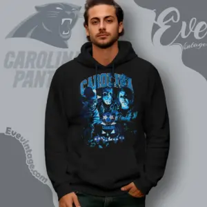 Carolina Panthers Horror Halloween Hoodie