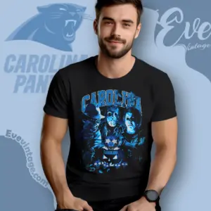 Carolina Panthers Horror Halloween T shirt