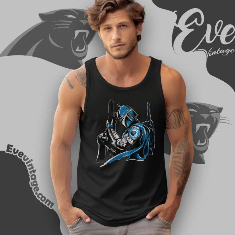 Carolina Panthers Mandalorian Star Wars Shirt Tank Top Racerback Carolina Panthers Mandalorian Star Wars Shirt Tank Top Racerback