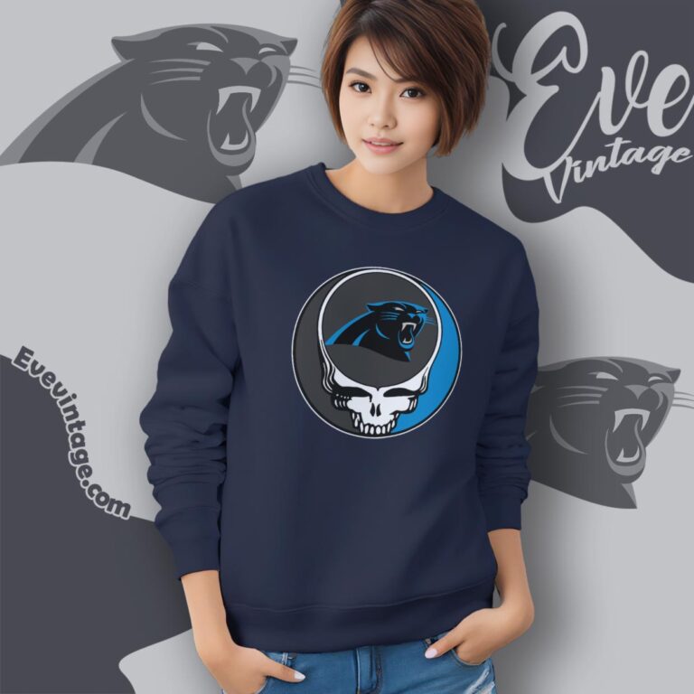 Carolina Panthers Steal Your Face Grateful Dead Shirt Sweatshirt Carolina Panthers Steal Your Face Grateful Dead Shirt Sweatshirt
