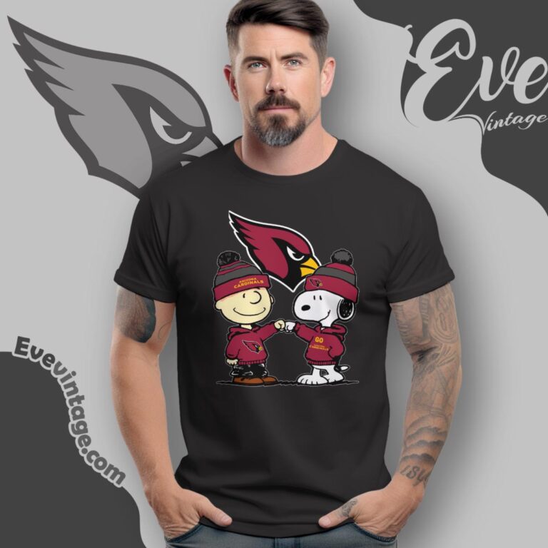 Charlie Brown And Snoopy Arizona Cardinals Shirt T Shirt Charlie Brown And Snoopy Arizona Cardinals Shirt T Shirt
