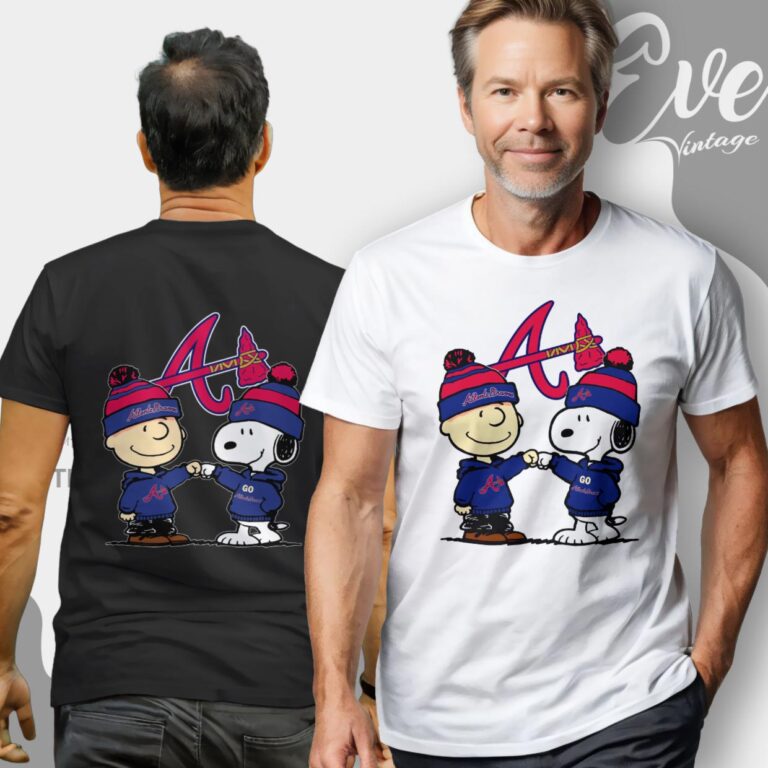 Charlie Brown And Snoopy Atlanta Braves Shirt T Shirt Charlie Brown And Snoopy Atlanta Braves Shirt T Shirt