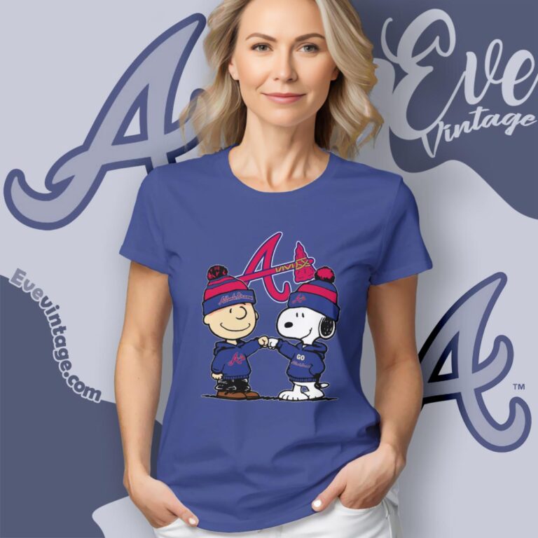 Charlie Brown And Snoopy Atlanta Braves Shirt Women T Shirt Charlie Brown And Snoopy Atlanta Braves Shirt Women T Shirt