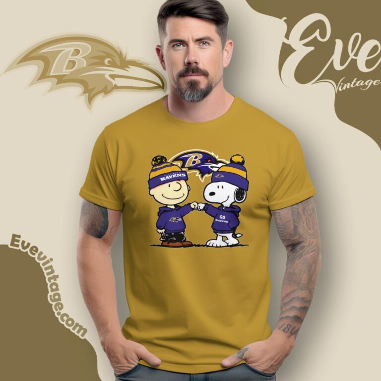 Charlie Brown And Snoopy Baltimore Ravens Shirt T Shirt Charlie Brown And Snoopy Baltimore Ravens Shirt T Shirt