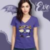 Charlie Brown And Snoopy Baltimore Ravens Shirt