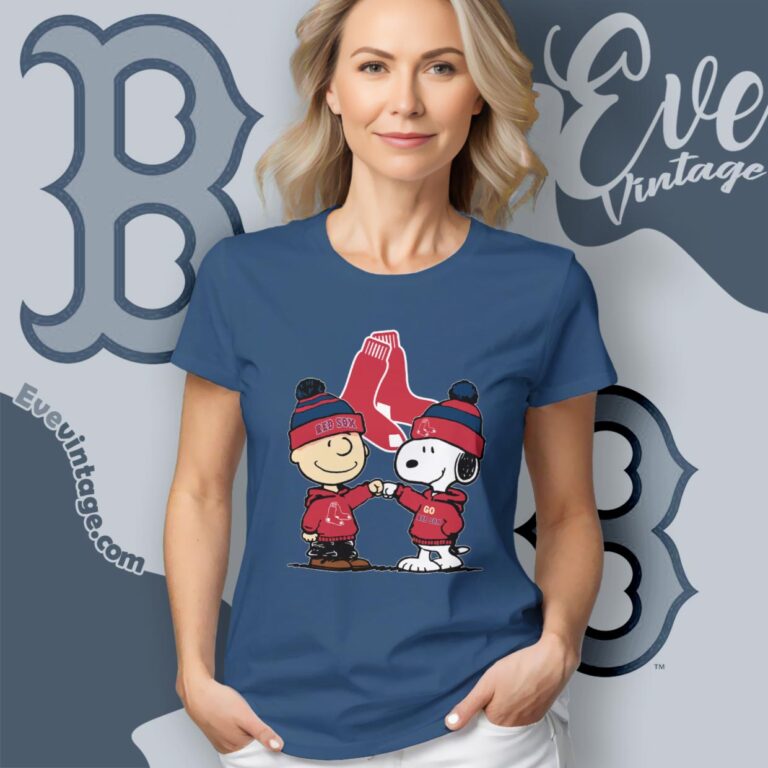 Charlie Brown And Snoopy Boston Red Sox Shirt Women T Shirt Charlie Brown And Snoopy Boston Red Sox Shirt Women T Shirt