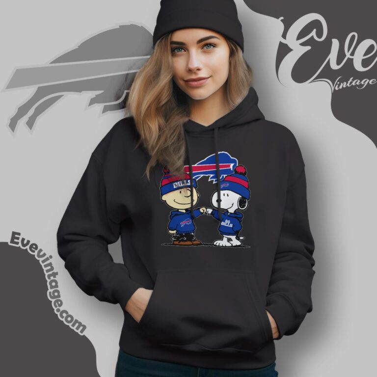 Charlie Brown And Snoopy Buffalo Bills Shirt Hoodie Charlie Brown And Snoopy Buffalo Bills Shirt Hoodie