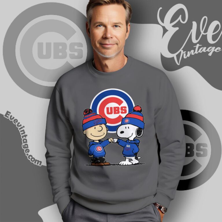Charlie Brown And Snoopy Chicago Cubs Shirt Sweatshirt Charlie Brown And Snoopy Chicago Cubs Shirt Sweatshirt