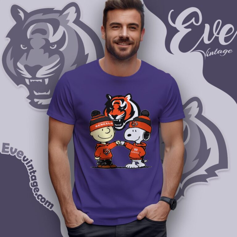 Charlie Brown And Snoopy Cincinnati Bengals Shirt T Shirt Charlie Brown And Snoopy Cincinnati Bengals Shirt T Shirt