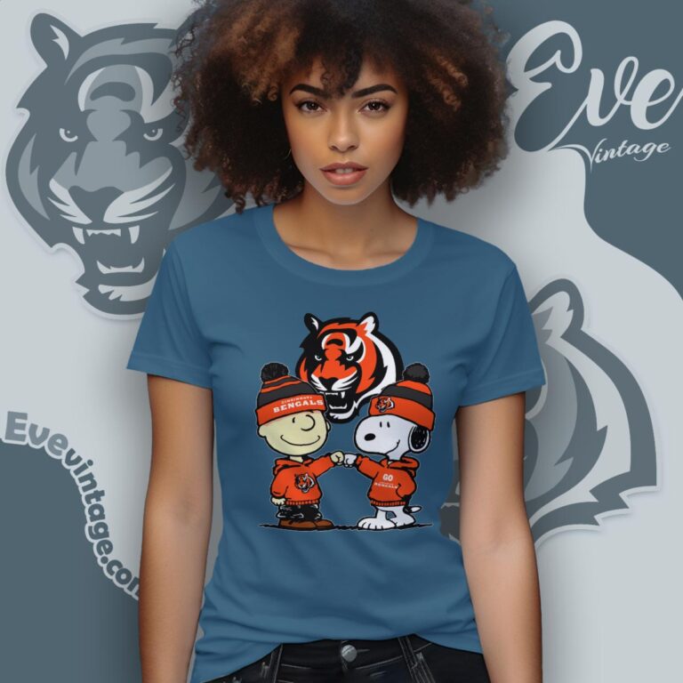 Charlie Brown And Snoopy Cincinnati Bengals Shirt Women T Shirt Charlie Brown And Snoopy Cincinnati Bengals Shirt Women T Shirt