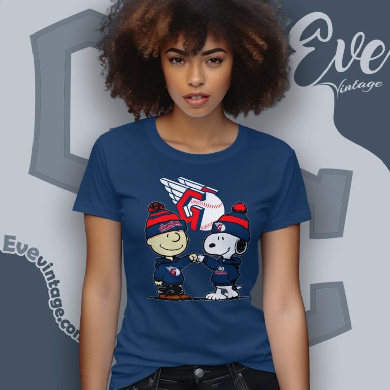 Charlie Brown And Snoopy Cleveland Guardians Shirt Women T Shirt Charlie Brown And Snoopy Cleveland Guardians Shirt Women T Shirt