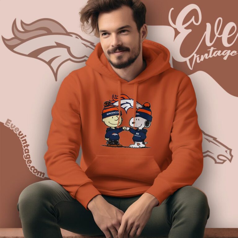 Charlie Brown And Snoopy Denver Broncos Shirt Hoodie Charlie Brown And Snoopy Denver Broncos Shirt Hoodie