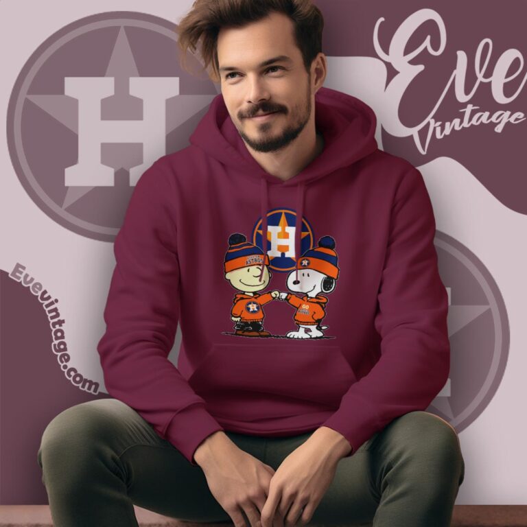 Charlie Brown And Snoopy Houston Astros Shirt Hoodie Charlie Brown And Snoopy Houston Astros Shirt Hoodie