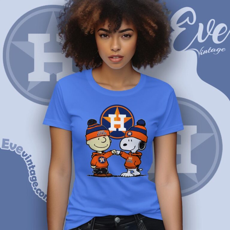 Charlie Brown And Snoopy Houston Astros Shirt Women T Shirt Charlie Brown And Snoopy Houston Astros Shirt Women T Shirt