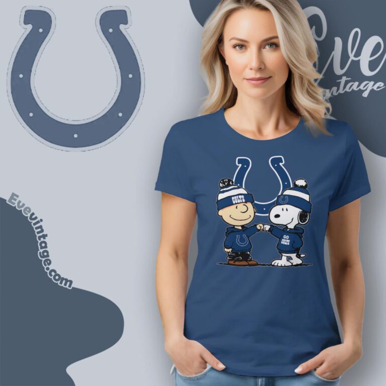 Charlie Brown And Snoopy Indianapolis Colts Shirt Women T Shirt Charlie Brown And Snoopy Indianapolis Colts Shirt Women T Shirt
