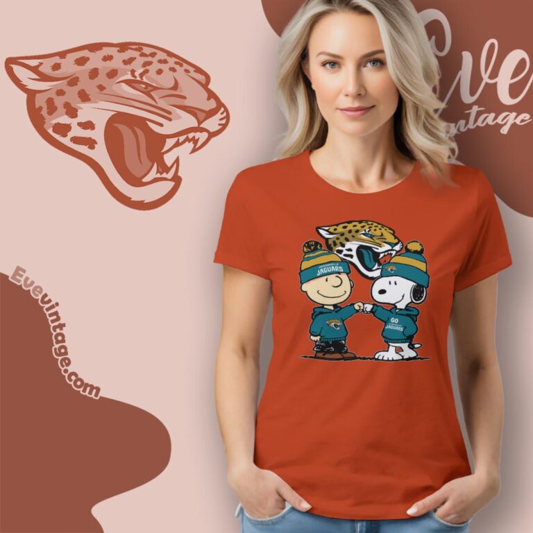 Charlie Brown And Snoopy Jacksonville Jaguars Shirt Women T Shirt Charlie Brown And Snoopy Jacksonville Jaguars Shirt Women T Shirt