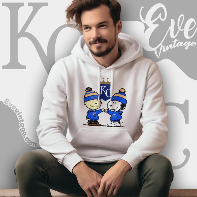 Charlie Brown And Snoopy Kansas City Royals Shirt Hoodie Charlie Brown And Snoopy Kansas City Royals Shirt Hoodie