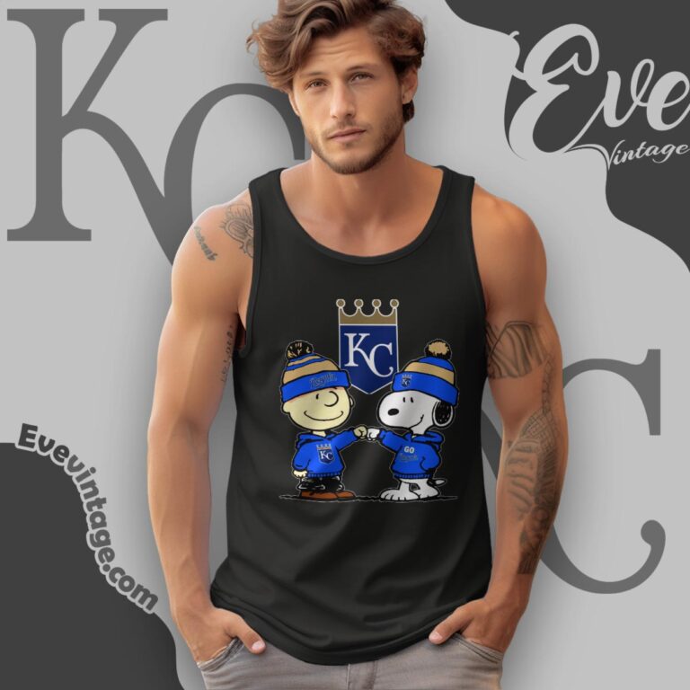 Charlie Brown And Snoopy Kansas City Royals Shirt Tank Top Racerback Charlie Brown And Snoopy Kansas City Royals Shirt Tank Top Racerback