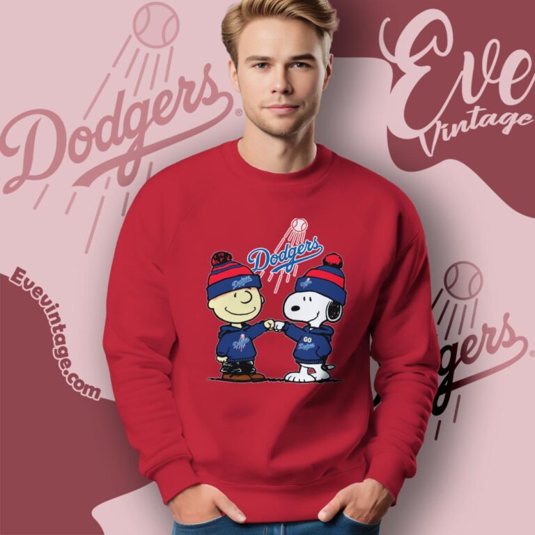 Charlie Brown And Snoopy Los Angeles Dodgers Shirt Sweatshirt Charlie Brown And Snoopy Los Angeles Dodgers Shirt Sweatshirt