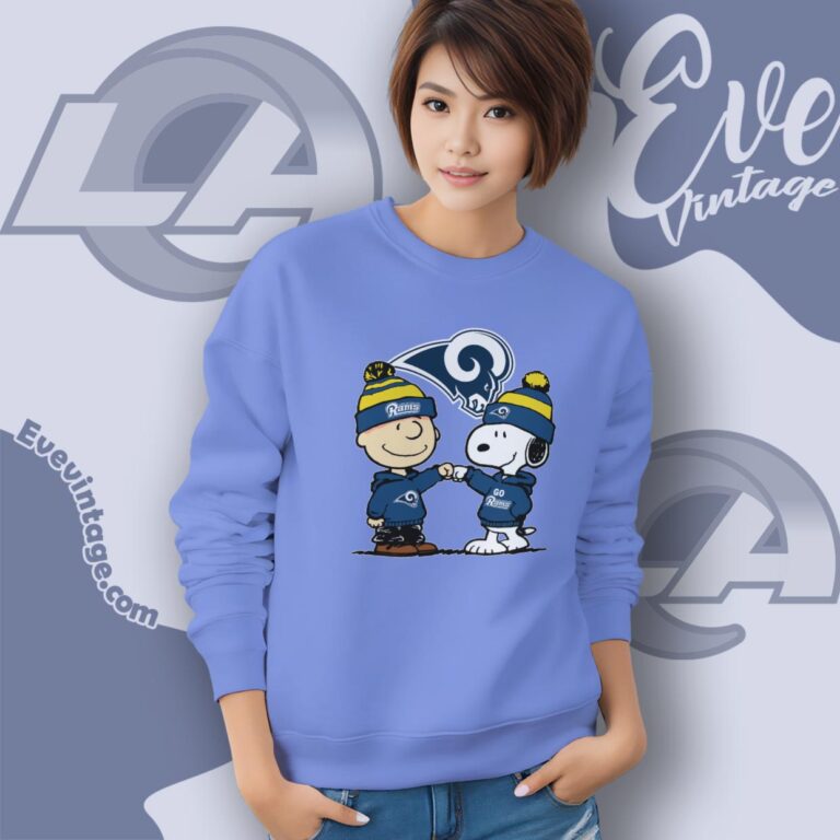 Charlie Brown And Snoopy Los Angeles Rams Shirt Sweatshirt Charlie Brown And Snoopy Los Angeles Rams Shirt Sweatshirt