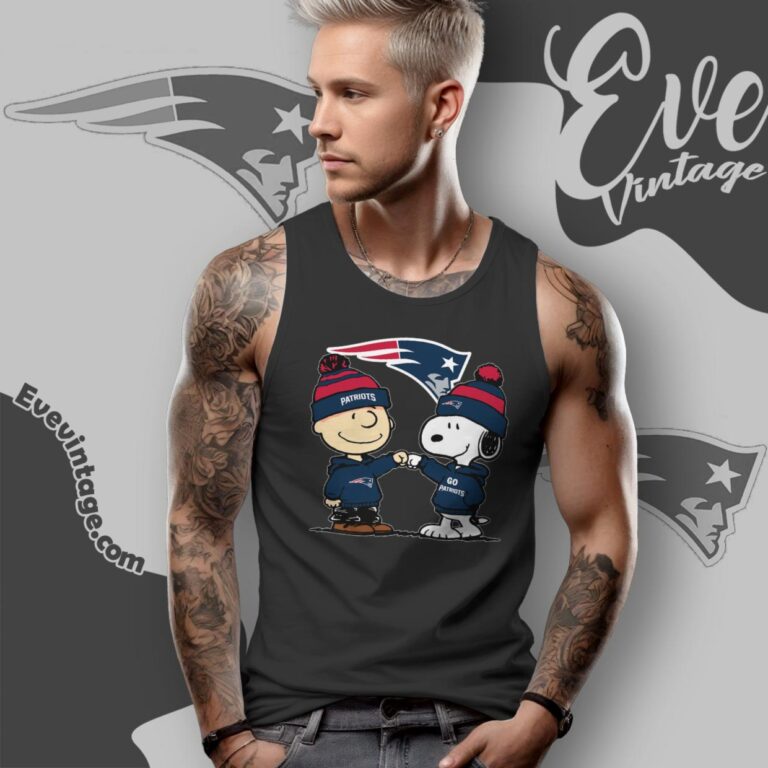 Charlie Brown And Snoopy New England Patriots Shirt Tank Top Racerback Charlie Brown And Snoopy New England Patriots Shirt Tank Top Racerback
