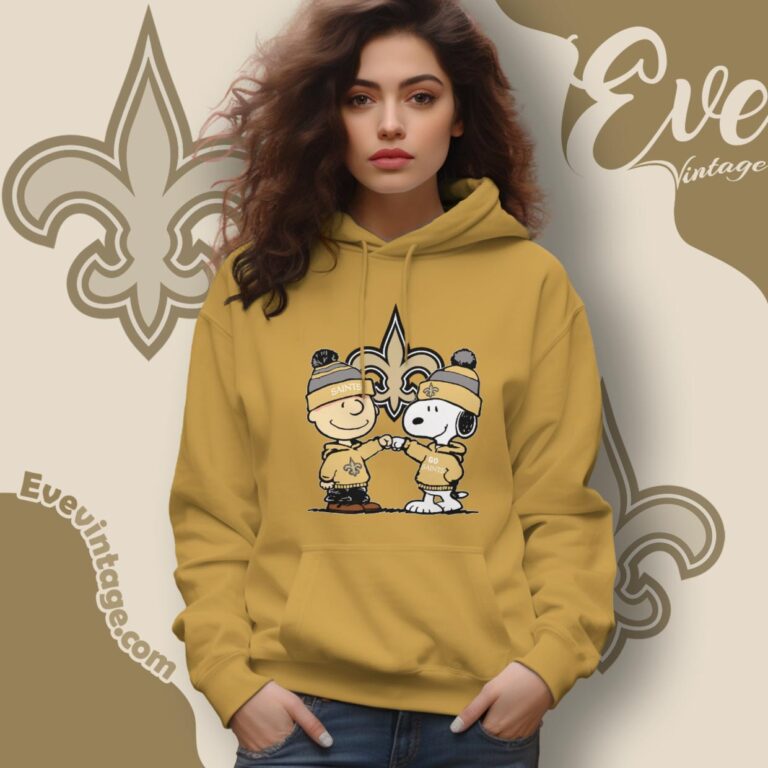 Charlie Brown And Snoopy New Orleans Saints Shirt Hoodie Charlie Brown And Snoopy New Orleans Saints Shirt Hoodie