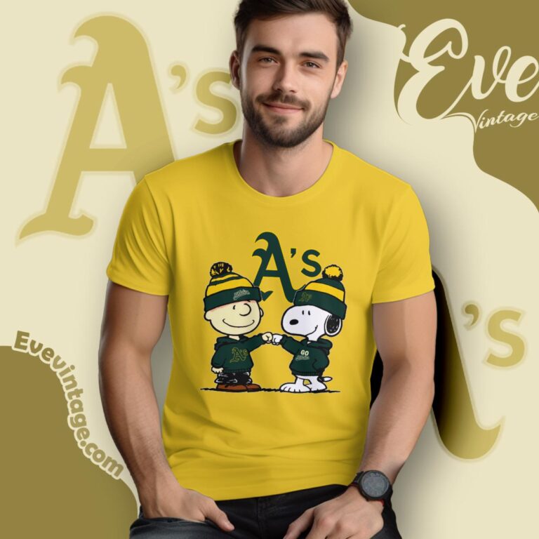 Charlie Brown And Snoopy Oakland Athletics Shirt T Shirt Charlie Brown And Snoopy Oakland Athletics Shirt T Shirt