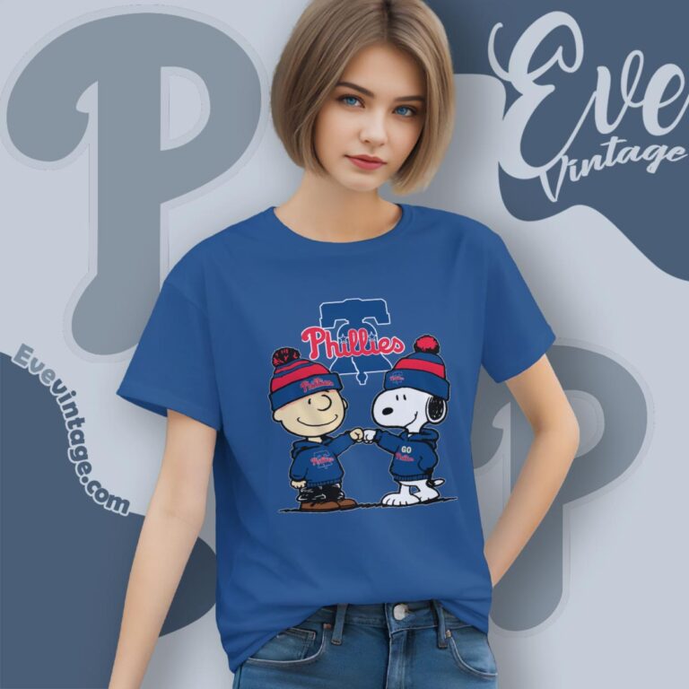 Charlie Brown And Snoopy Philadelphia Phillies Shirt Women T Shirt Charlie Brown And Snoopy Philadelphia Phillies Shirt Women T Shirt