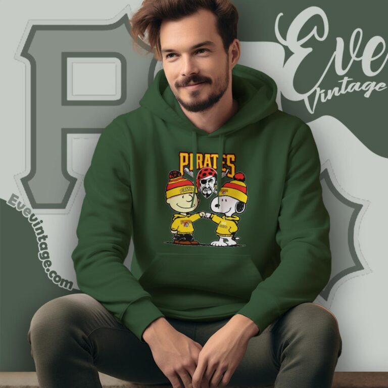 Charlie Brown And Snoopy Pittsburgh Pirates Shirt Hoodie Charlie Brown And Snoopy Pittsburgh Pirates Shirt Hoodie