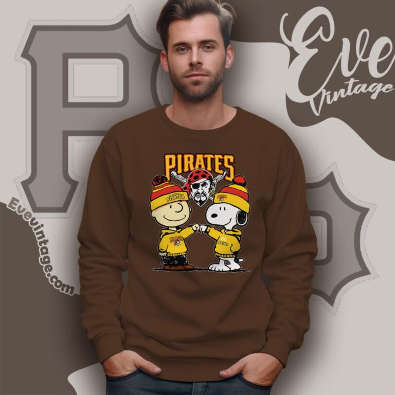 Charlie Brown And Snoopy Pittsburgh Pirates Shirt Sweatshirt Charlie Brown And Snoopy Pittsburgh Pirates Shirt Sweatshirt