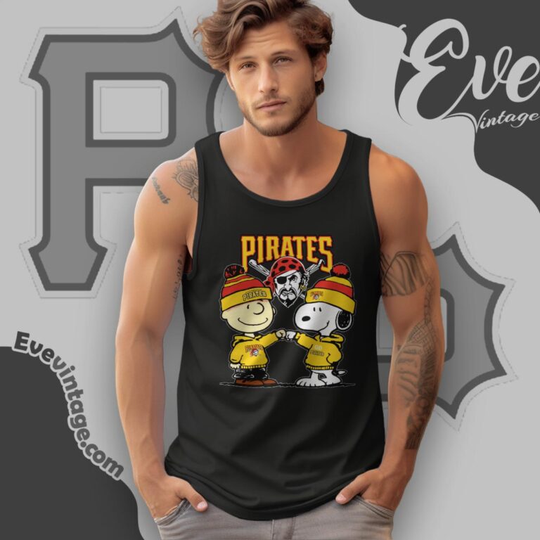 Charlie Brown And Snoopy Pittsburgh Pirates Shirt Tank Top Racerback Charlie Brown And Snoopy Pittsburgh Pirates Shirt Tank Top Racerback