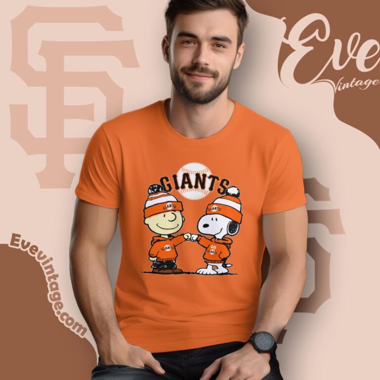Charlie Brown And Snoopy San Francisco Giants Shirt T Shirt Charlie Brown And Snoopy San Francisco Giants Shirt T Shirt