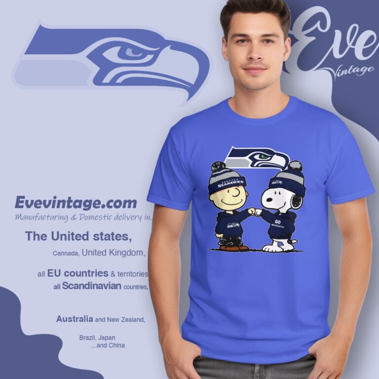 Charlie Brown And Snoopy Seattle Seahawks Shirt T Shirt Charlie Brown And Snoopy Seattle Seahawks Shirt T Shirt