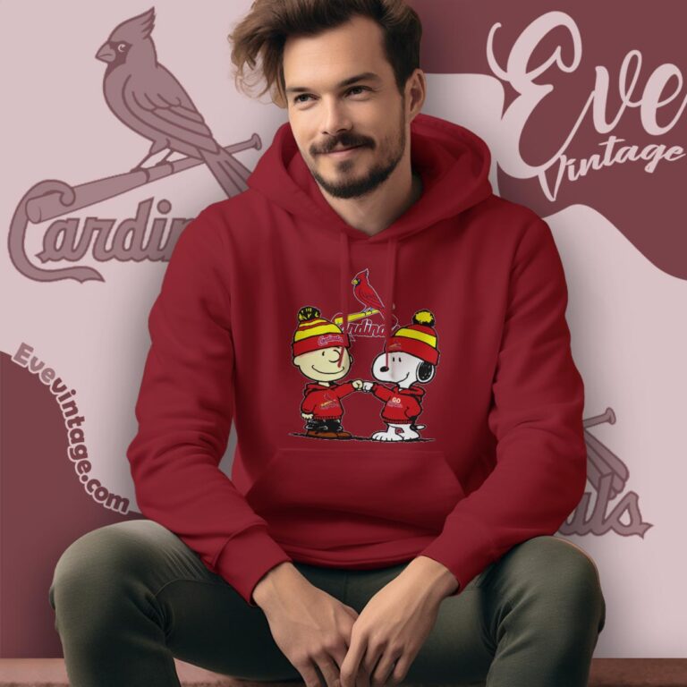 Charlie Brown And Snoopy St Louis Cardinals Shirt Hoodie Charlie Brown And Snoopy St Louis Cardinals Shirt Hoodie