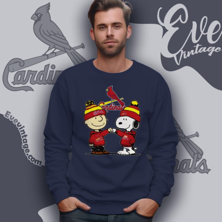 Charlie Brown And Snoopy St Louis Cardinals Shirt Sweatshirt Charlie Brown And Snoopy St Louis Cardinals Shirt Sweatshirt