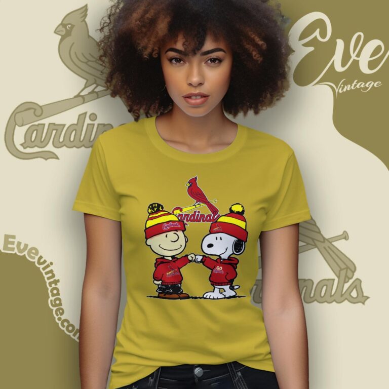Charlie Brown And Snoopy St Louis Cardinals Shirt Women T Shirt Charlie Brown And Snoopy St Louis Cardinals Shirt Women T Shirt