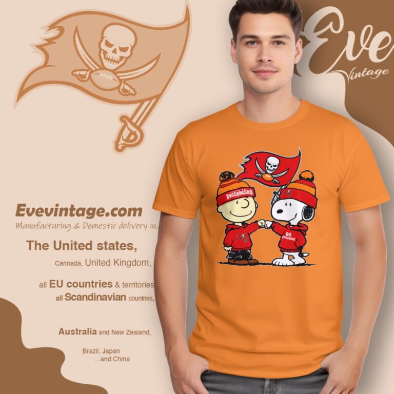 Charlie Brown And Snoopy Tampa Bay Buccaneers Shirt T Shirt Charlie Brown And Snoopy Tampa Bay Buccaneers Shirt T Shirt