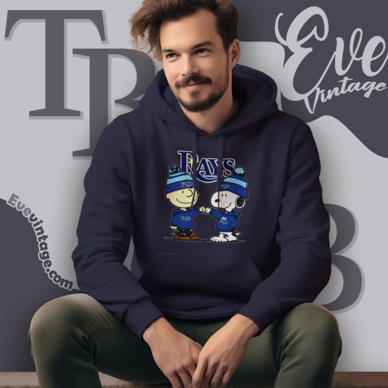 Charlie Brown And Snoopy Tampa Bay Rays Shirt Hoodie Charlie Brown And Snoopy Tampa Bay Rays Shirt Hoodie