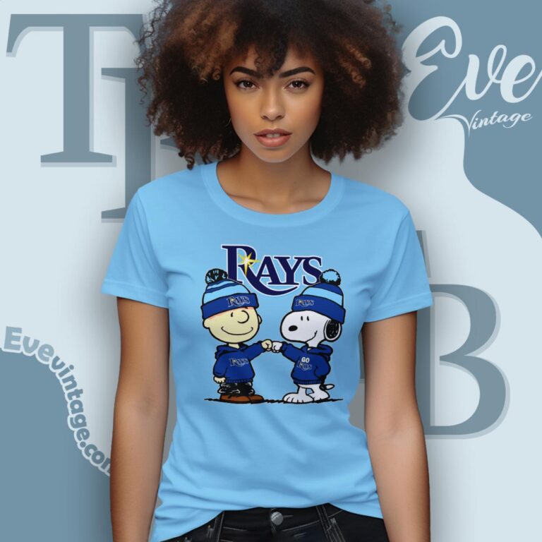 Charlie Brown And Snoopy Tampa Bay Rays Shirt Women T Shirt Charlie Brown And Snoopy Tampa Bay Rays Shirt Women T Shirt