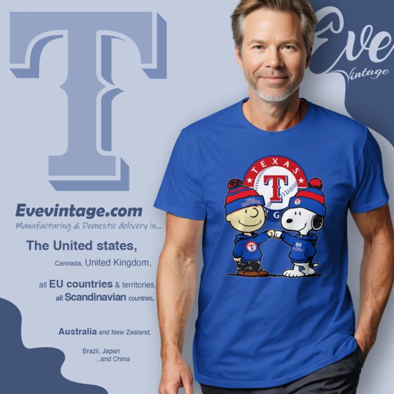 Charlie Brown And Snoopy Texas Rangers Shirt T Shirt Charlie Brown And Snoopy Texas Rangers Shirt T Shirt