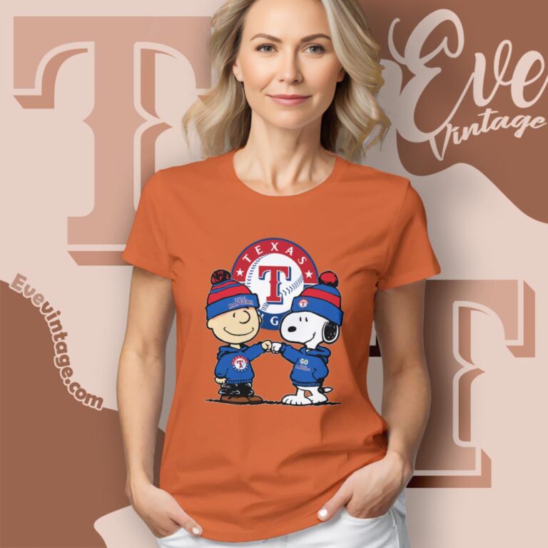 Charlie Brown And Snoopy Texas Rangers Shirt Women T Shirt Charlie Brown And Snoopy Texas Rangers Shirt Women T Shirt