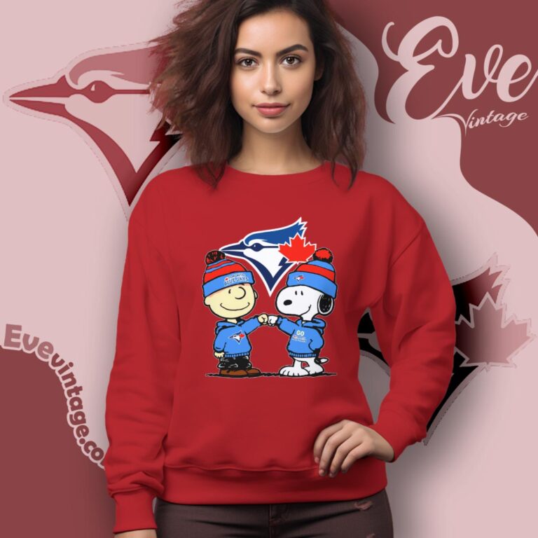 Charlie Brown And Snoopy Toronto Blue Jays Shirt Sweatshirt Charlie Brown And Snoopy Toronto Blue Jays Shirt Sweatshirt