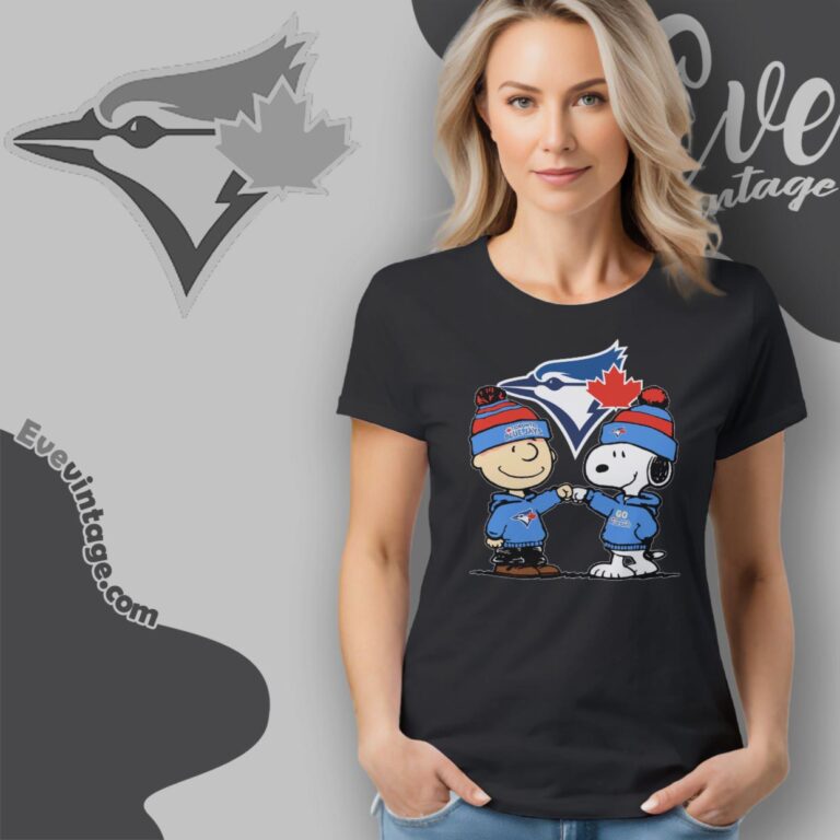 Charlie Brown And Snoopy Toronto Blue Jays Shirt Women T Shirt Charlie Brown And Snoopy Toronto Blue Jays Shirt Women T Shirt