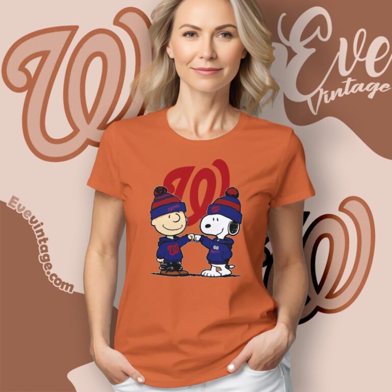 Charlie Brown And Snoopy Washington Nationals Shirt Women T Shirt Charlie Brown And Snoopy Washington Nationals Shirt Women T Shirt