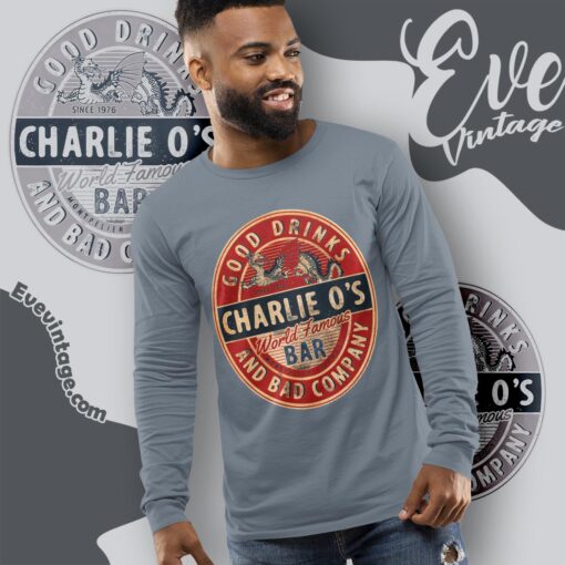 Charlie O’s World Famous Bar Shirt Vermont Dive Bar
