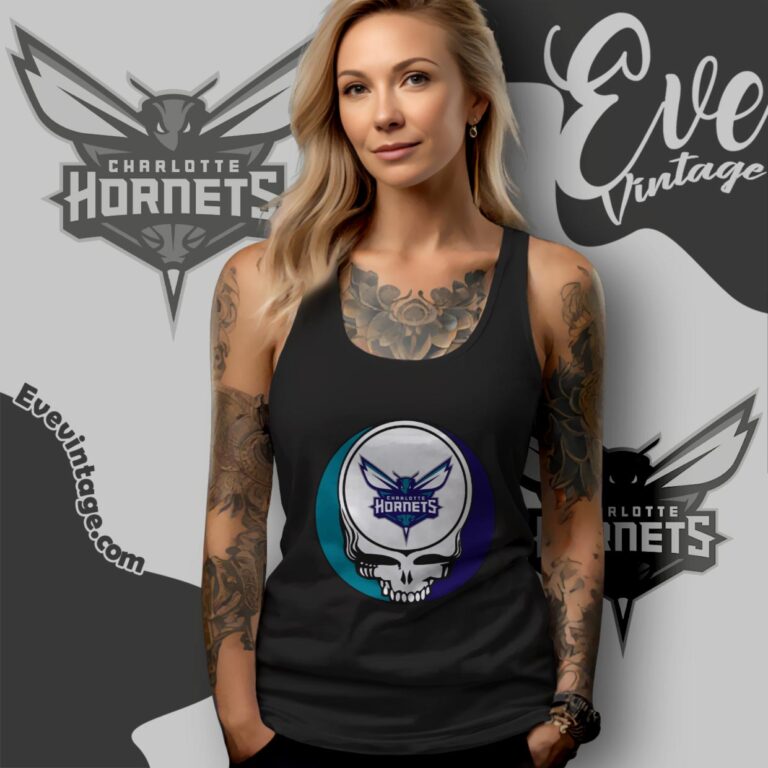 Charlotte Hornets Steal Your Face Grateful Dead Shirt Tank Top Racerback Charlotte Hornets Steal Your Face Grateful Dead Shirt Tank Top Racerback